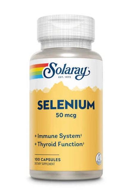 Selenium 50мкг 100 капсул Solaray