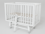 Кроватка детская Incanto Anniken Exclusive (белый/белый) маятник продольный