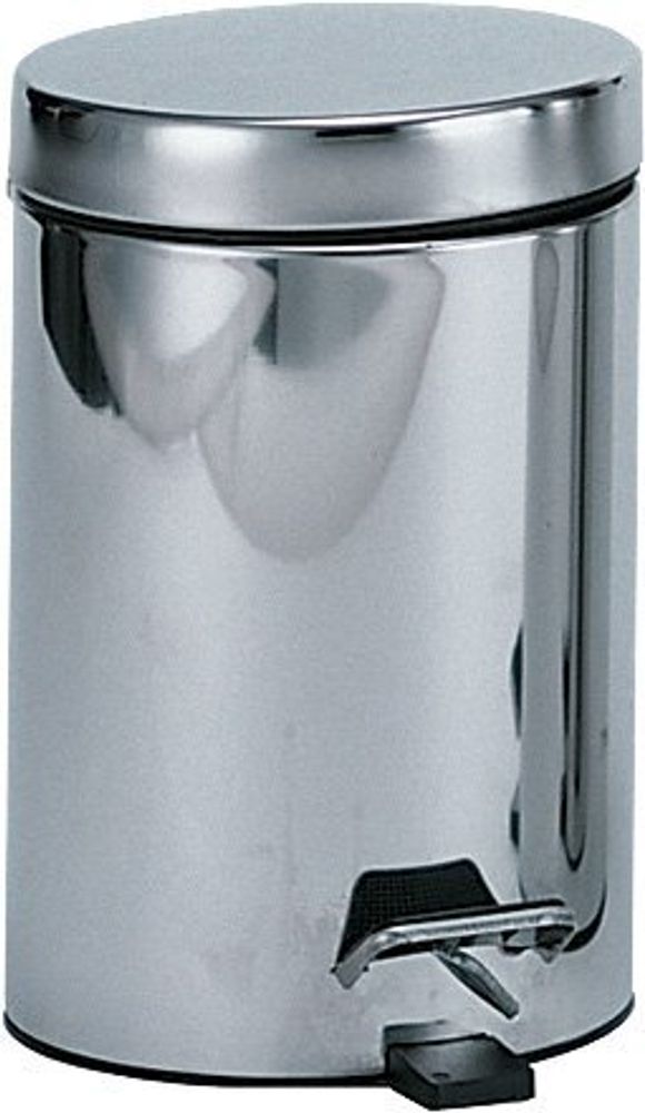 Ведро для мусора с педалью 30 л. нерж. сталь NOFER 09100.30.B глянцевый