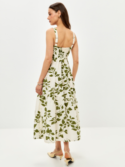 Trends Brands Base Платье Жен 09_03_dr809_olive_print Оливковый