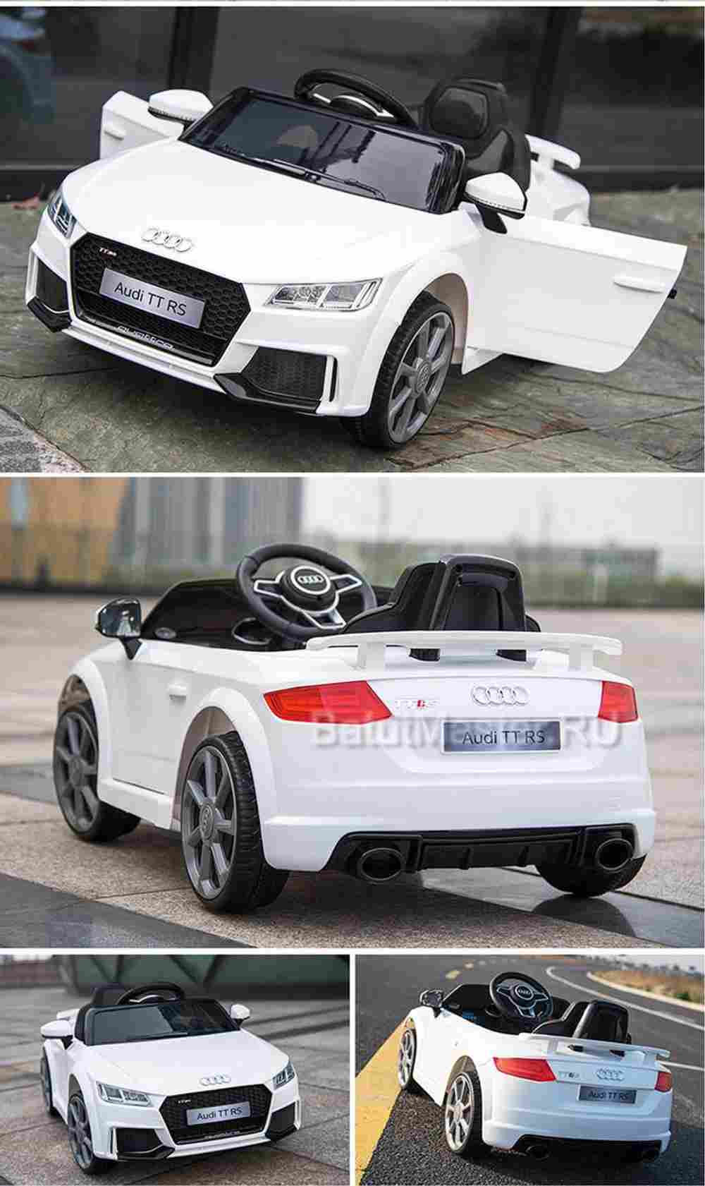 Детский электромобиль "AUDI TTRS" 12V, белый