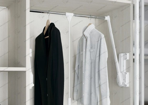 S-6014-W Пантограф Starax, (850-1150x290x900 мм), нагрузка 15 кг, белый/хром