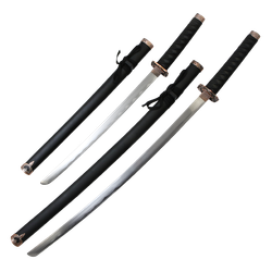 Armas Del Mundo Набор самурайских мечей, 2 шт. Ножны черные, цуба- медная