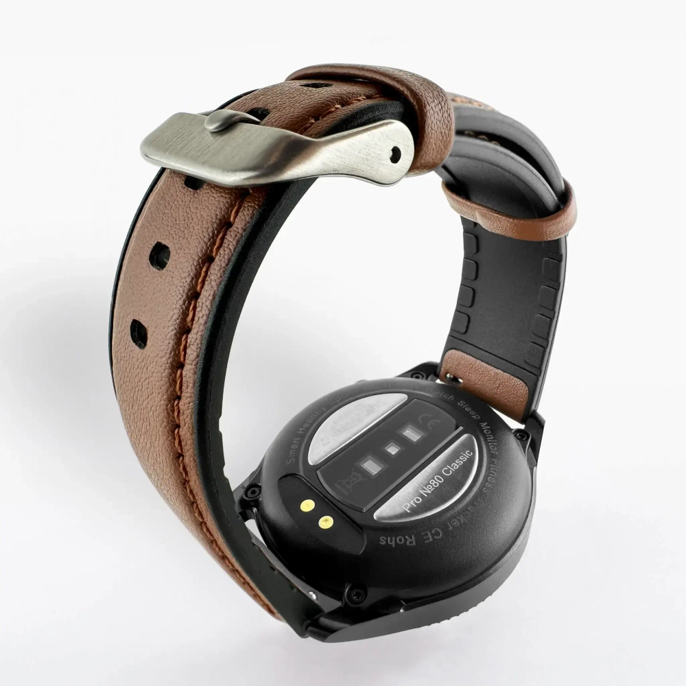 Смарт-часы здоровья с пульсометром Health Watch Pro №80, коричневый