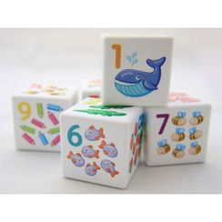 Кубики "Кубики для умников. Арифметика" 12 шт