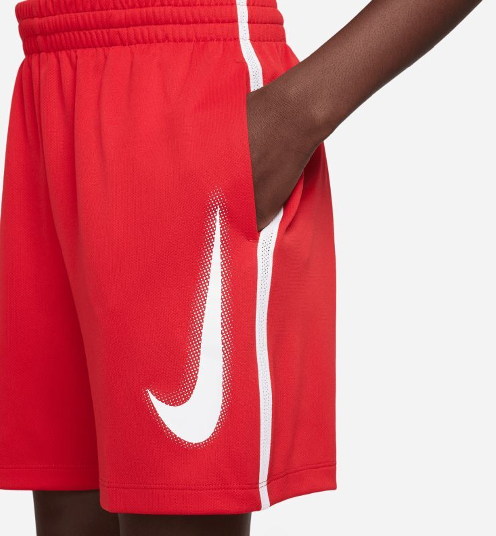 Детские теннисные шорты Nike Dri-Fit Multi+ Graphic Training Shorts - Red