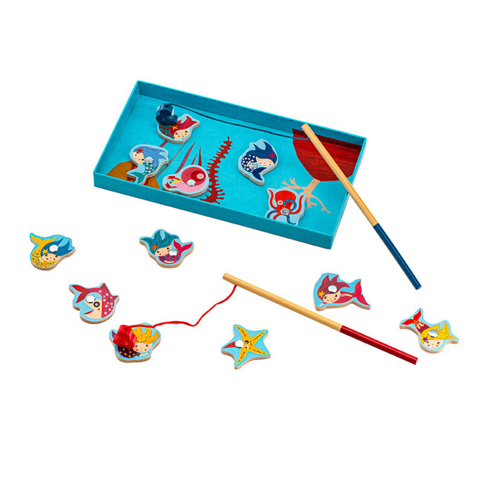 Магнитная игра поймай русалочку Djeco