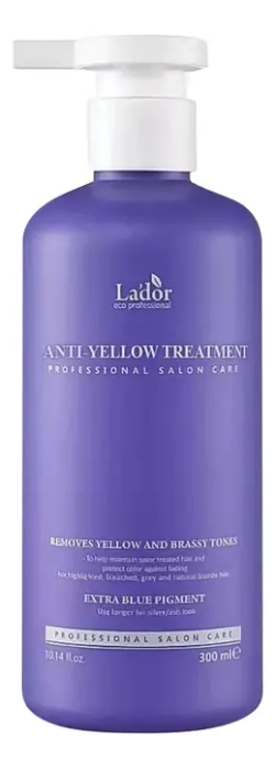 La`dor Маска для светлых волос против желтизны Anti-Yellow Treatment