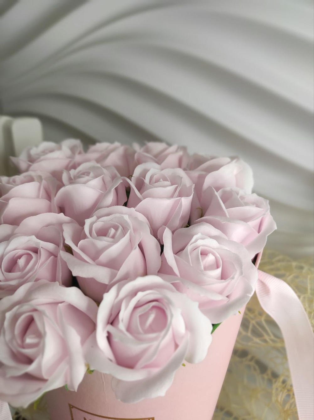 Мини букет из 3 мыльных роз на 14 февраля, 8 марта