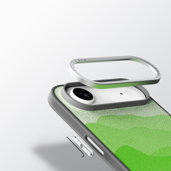 Чехол с MagSafe зеленого цвета (Dark Green) для iPhone Air, серия Moro Series Magnetic от Dux Ducis