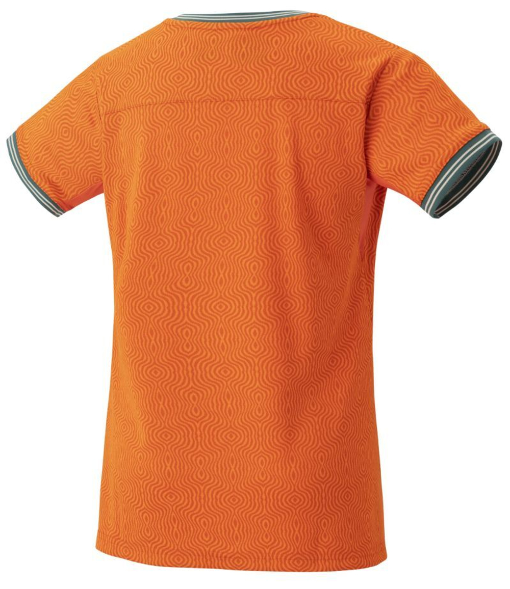Женская футболка футболка Yonex RG Crew Neck T-Shirt - ярко-оранжевый