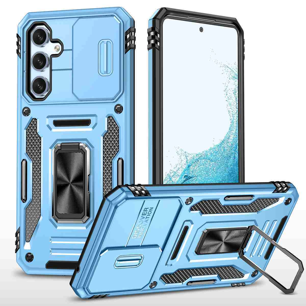 Чехол Safe Case с кольцом и защитой камеры для Samsung Galaxy A34