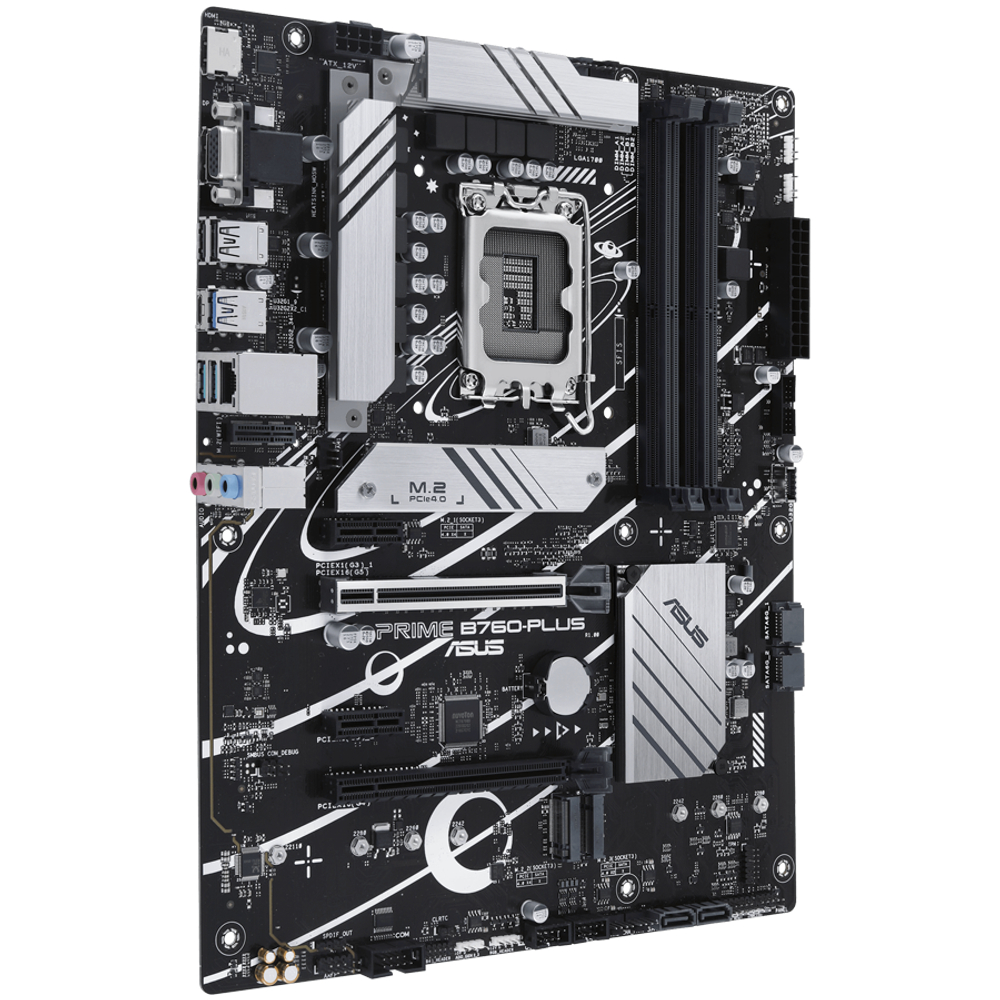 Материнская плата ASUS PRIME B760-PLUS LGA1700 B760 4 x DIMM DDR5D DP/VGA/HDMI, port 3 x M.2 4 x SATA ATX Form Factor