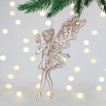 Подвеска «Сказочная фея» 16*7 см, Розовое золото
