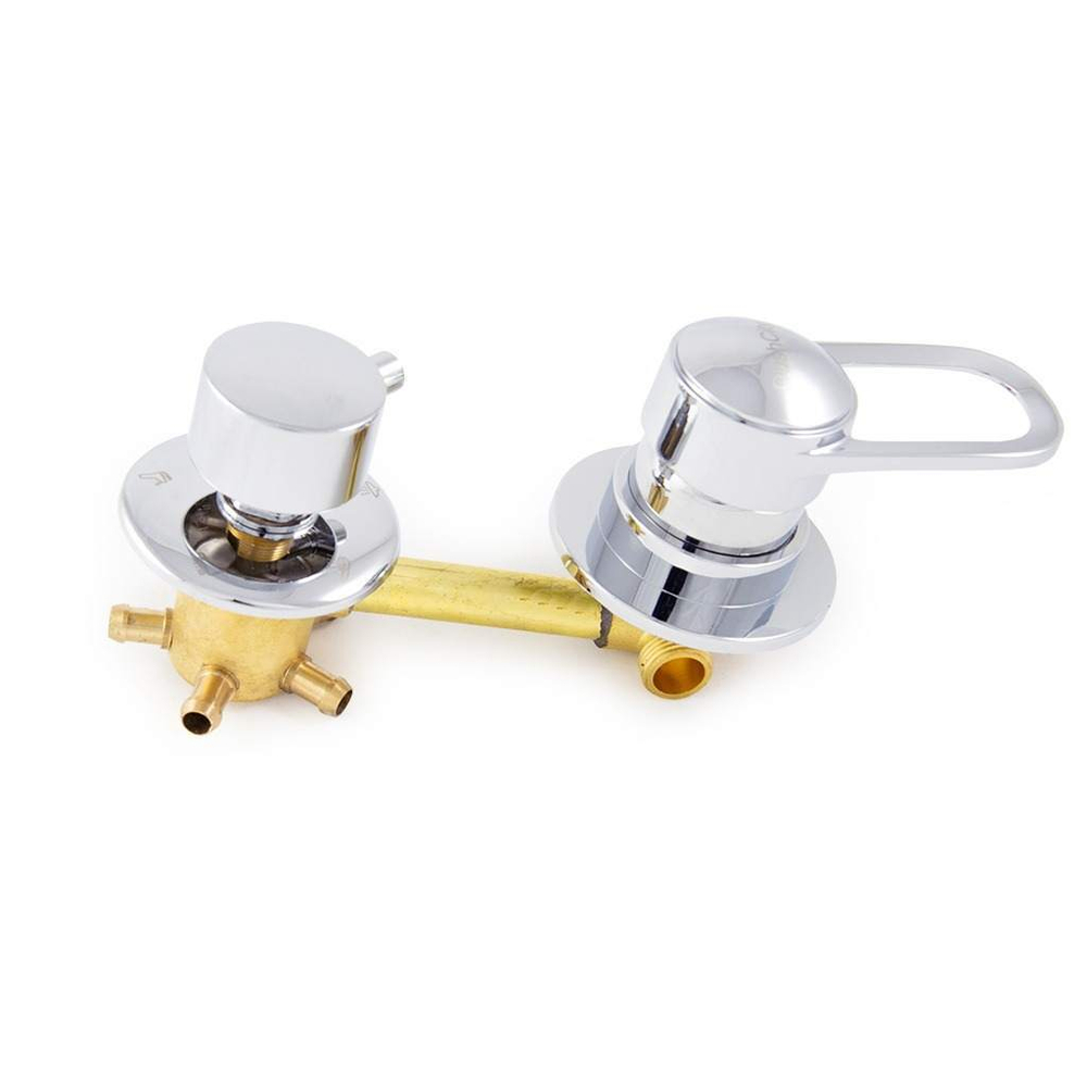 Смеситель для душевой кабины DC 6312  трубка 100мм. хомут,  5 режимом