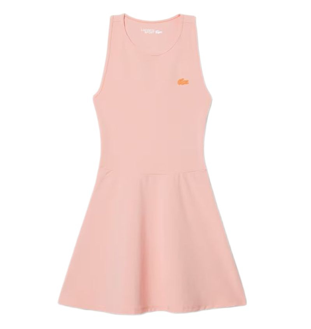 Теннисное платье Lacoste Ultra Dry Sport - rose/orange
