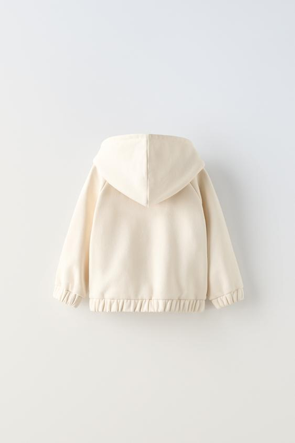 ZARA ХУДИ С ВЫШИВКОЙ, ЭКРЮ