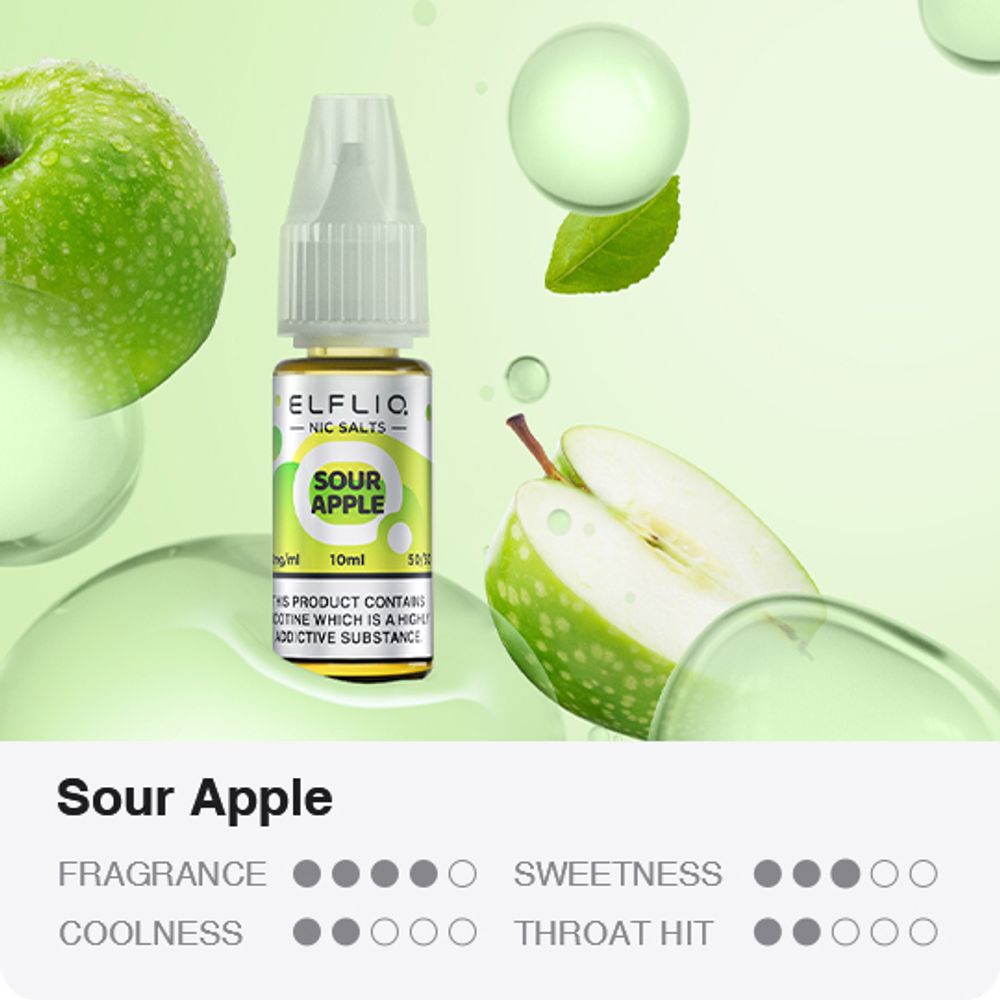 ELFLIQ - Sour Apple (30ml)