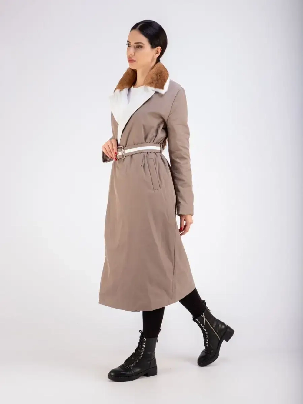 Пальто демисезонное длинное Турция