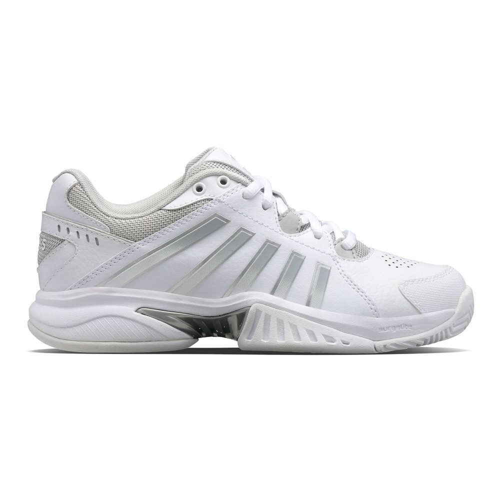 Женские теннисные кроссовки K-Swiss Receiver V All Court Shoe Women - White, Silver