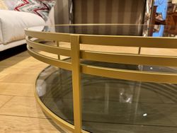 Столик "Риенцо" латунь большой