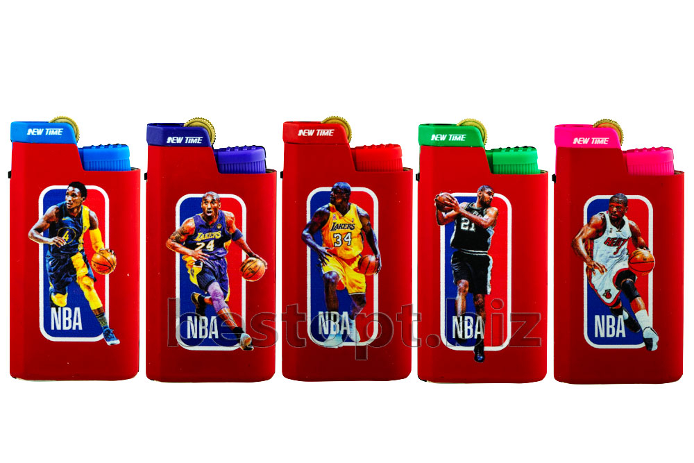 Зажигалки  New Time FM-01(11)  метал мех Известн баскетбол   (25шт*20бл)