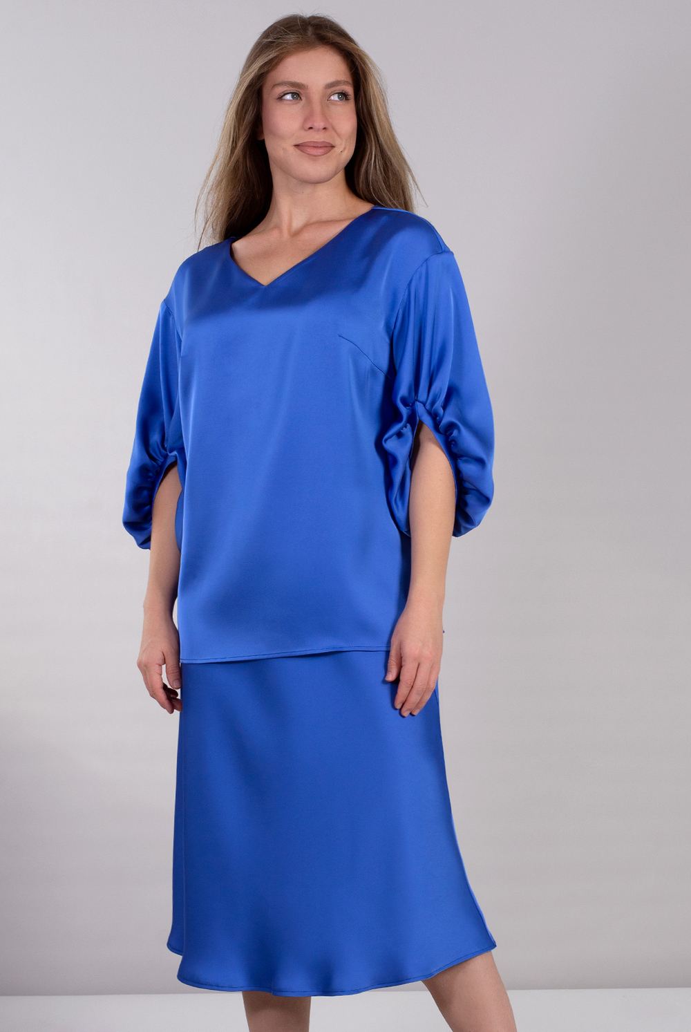 Блузка женская 4185ВП, василёк #270Вас094185ВП