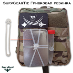 Малая грибковая резинка SurvGearTie (25мм) - экстра тянущаяся