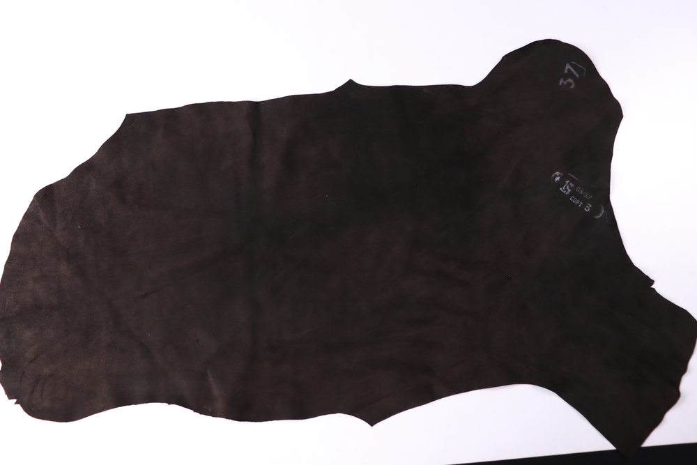 0,5-0,7 Кожа Подкладочная Флора Темно-коричневая 37дм² (КЛ)