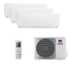 Мультисплит система на 3 комнаты Gree GWH09AGAXA-K6DNA4D/I x 3 / GWHD(24)NK6OO (LCLH)