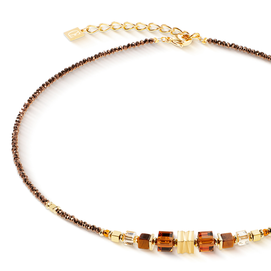 Колье Coeur de Lion Brown-Gold 3044/10-1116