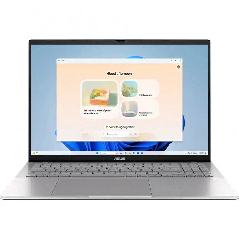 Ноутбук Asus VivoBook S16 S3607VA-RP095 16"/WUXGA/IPS/300N/144Hz/5 210H/16GB/SSD512GB/Intel UHD/Backlit/DOS/Matte Gray (90NB1672-M009K0)
