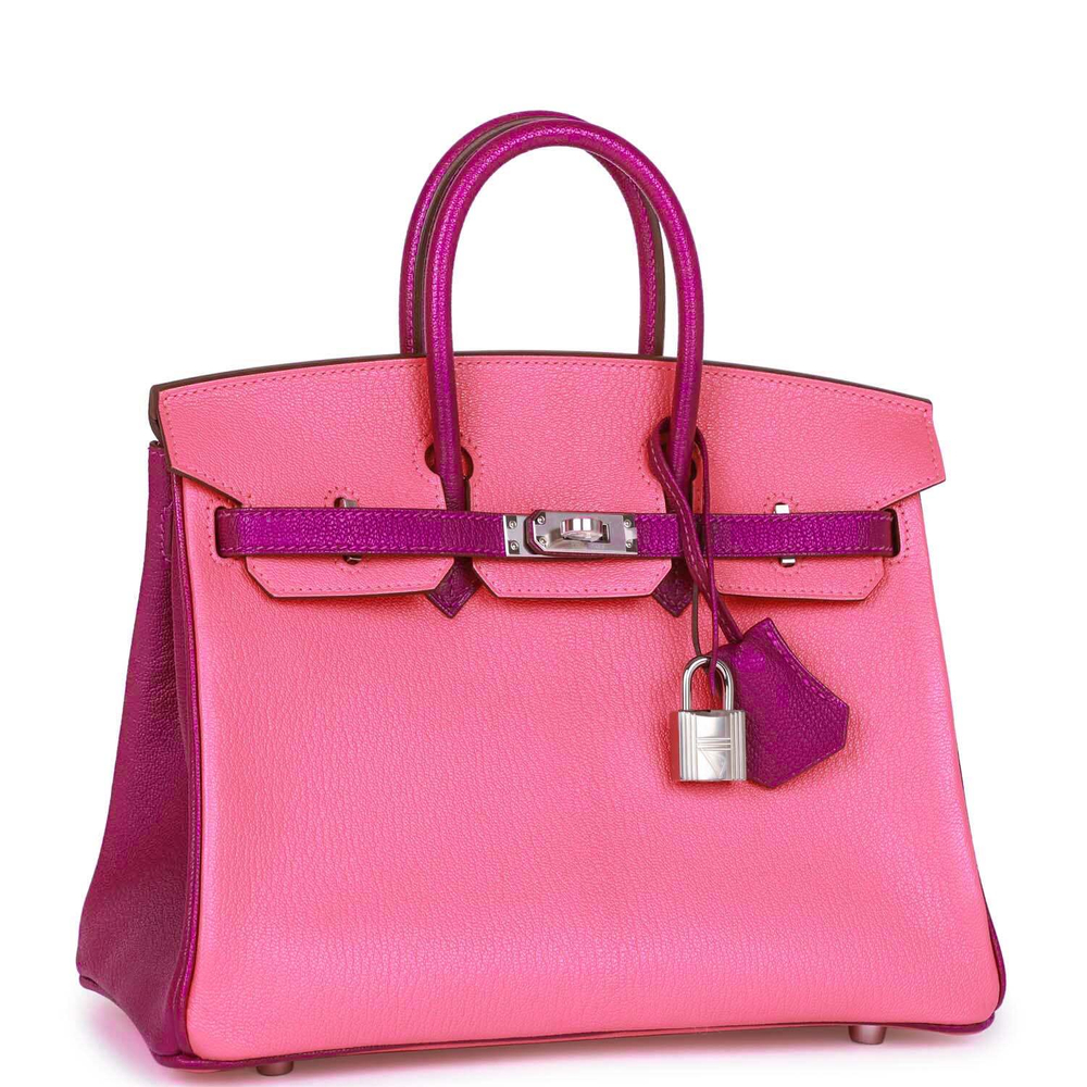 Сумка по специальному заказу с палладиевой фурнитурой Hermès Birkin 25 Special Order