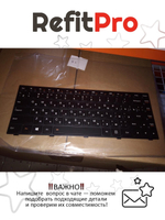 Клавиатура для ноутбука Lenovo Flex 2-14 раскладка - русская, с подсветкой, черная (25214828), оригинал