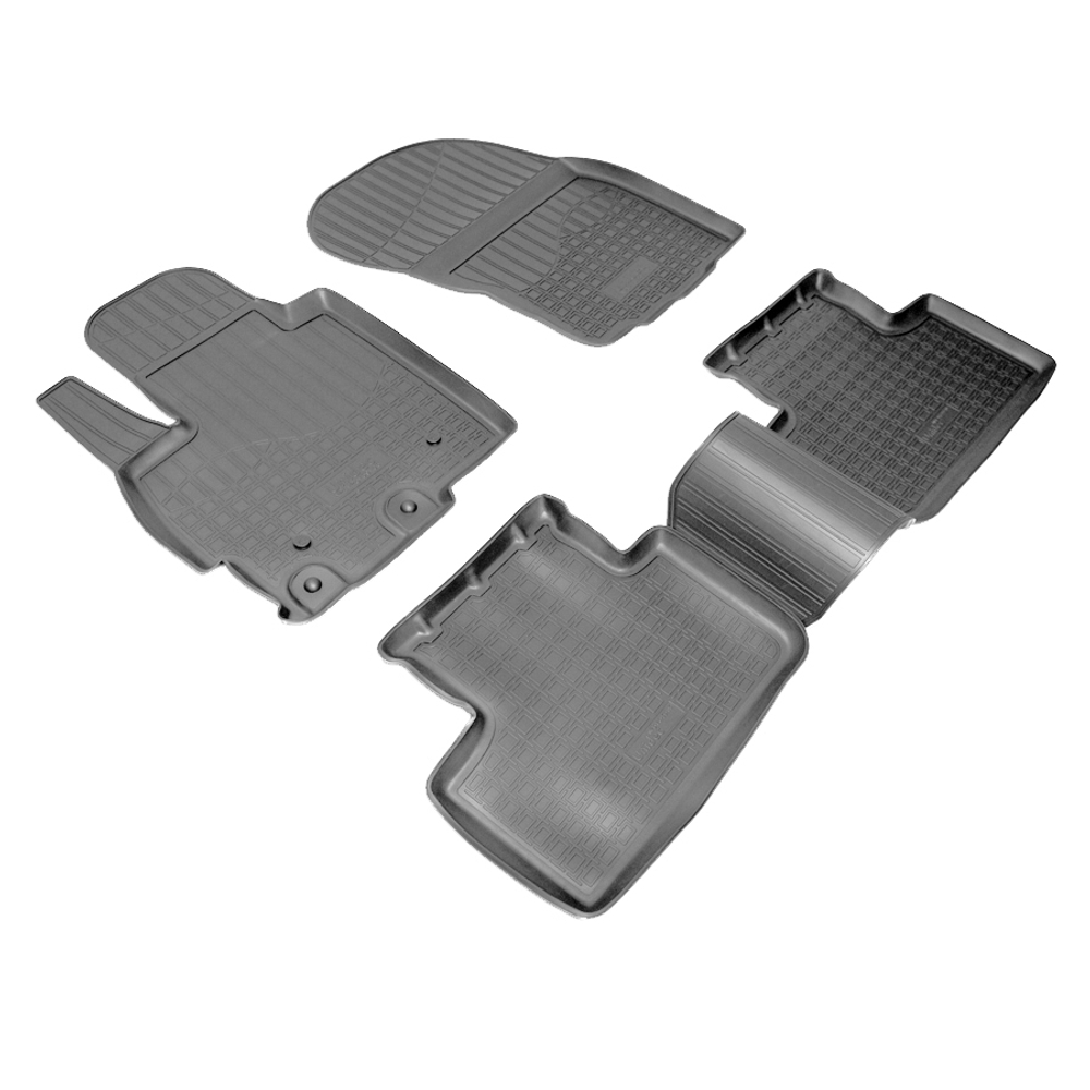 Ковры в салон Norplast/Unidec для Citroen C4 AirCross в кузове B (2011-), Черный, арт.NPL-Po-59-05