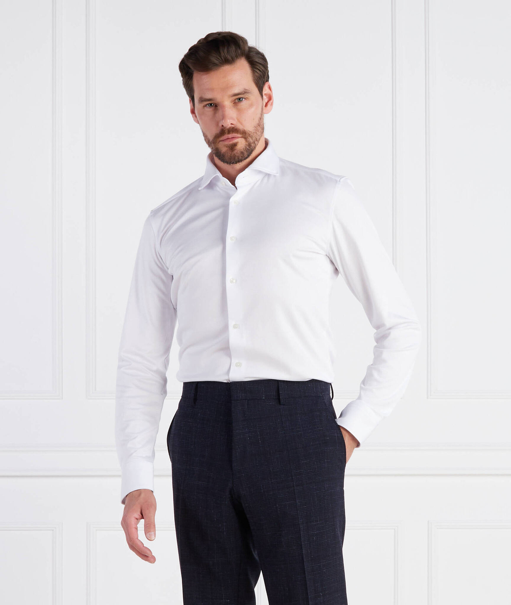 Рубашка P-HANK-spread-C1-222 BOSS BLACK - белый(50473312)