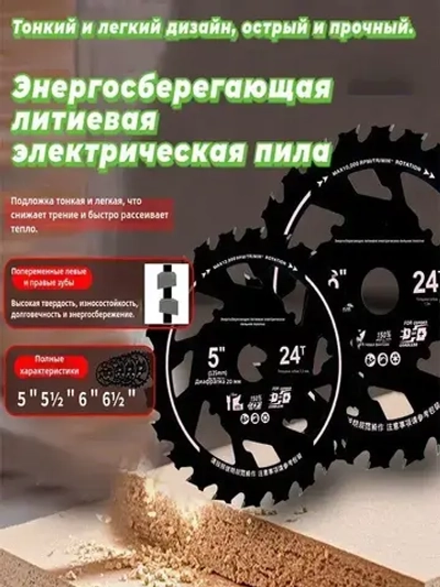 Диск пильный 125 x 1.5 x 20; 24 зуб.