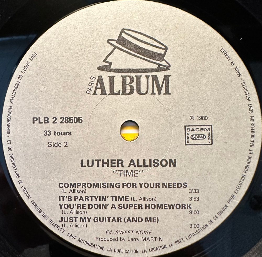 Luther Allison - Time (Франция 1980г.)