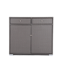 "Мальта" тумба плетеная из искусственного ротанга, цвет графит