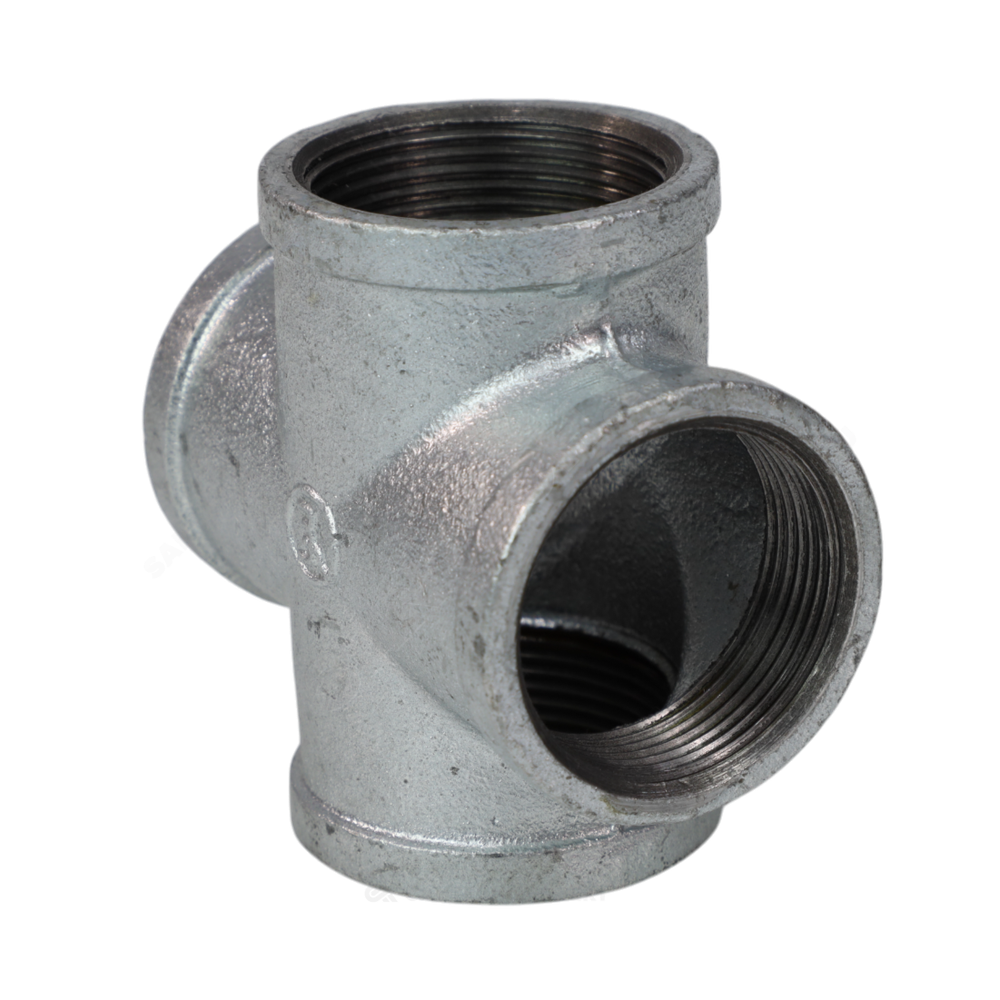 Крест прямой чугун Ду 40 (1 1/2") ВР/ВР Fittex PLUS