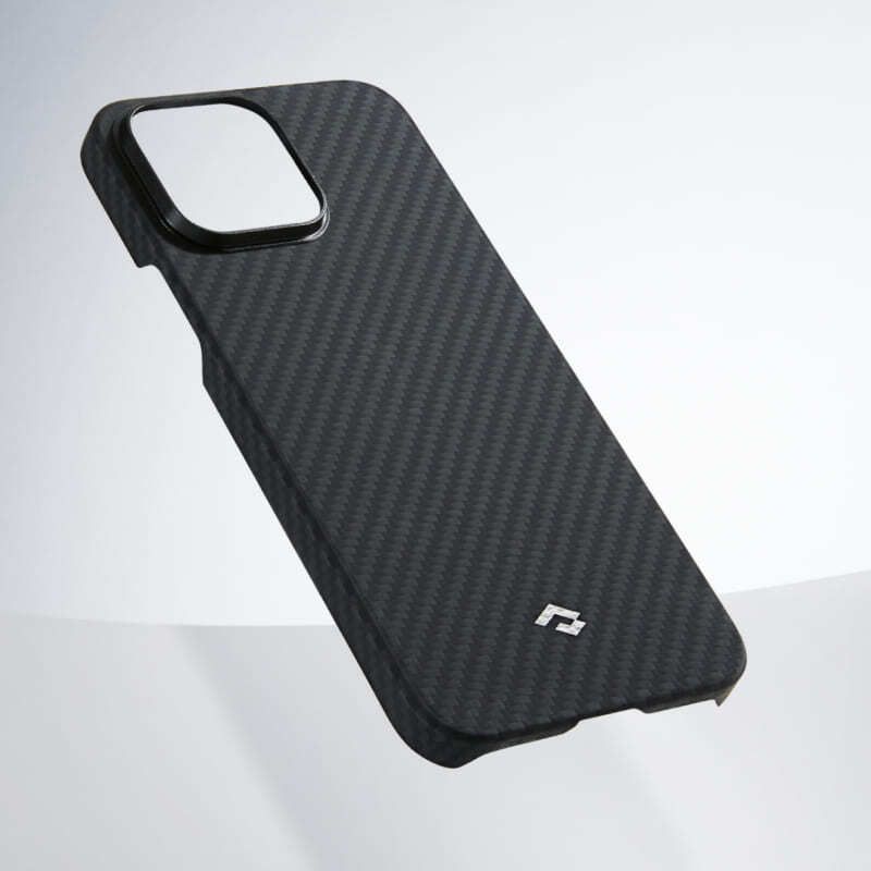 Чехол Pitaka MagEZ Case 3 для iPhone 14 Pro (6.1"), черно-серый, кевлар (арамид) KI1401P