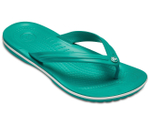 Шлепанцы Crocs Crocband Flip Tropical Teal/White