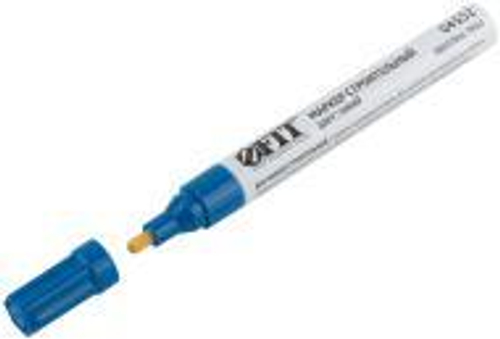 04352 Маркер-краска строительный 2мм, алюминиевый корпус, синий FIT---