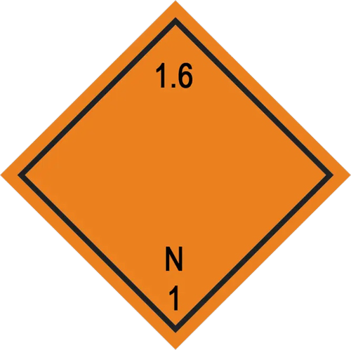 Класс 1. Подклассы 1.6 "Взрывчатые материалы"