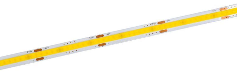 Лента светодиодная COB-312LED 8Вт/м IP20 8мм 24В 6500К (уп.5м) IEK LSR11-2-312-20-1-05