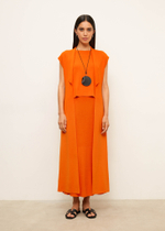 Кардиган SAVANNAH без рукавов, оранжевый