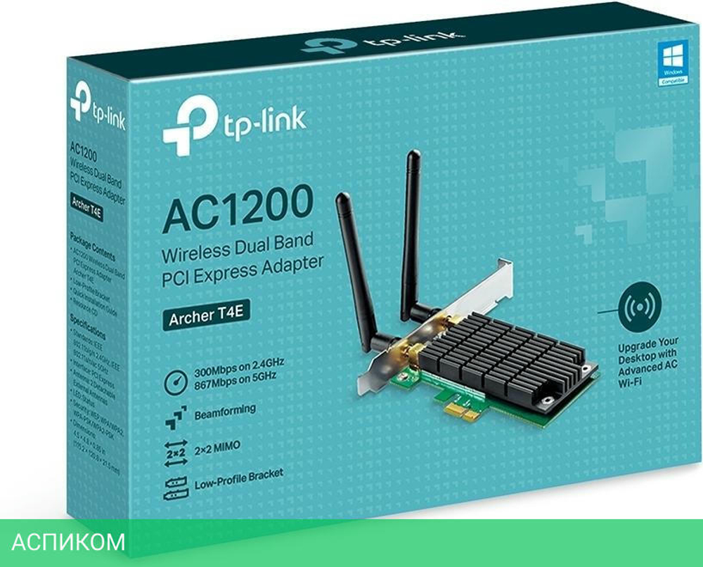 Wi-Fi адаптер TP-Link Archer T4E AC1200