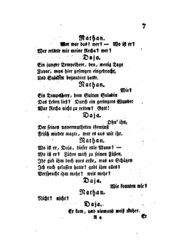 Nathan Der Weise. Ein Dramatisches Gedicht in Fünf Aufzügen | G.E. Lessing