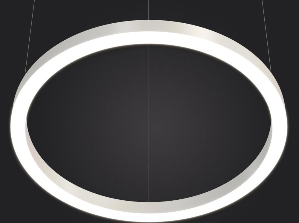 Подвесной LED светильник кольцевой OREOL-1400 112Вт 5000К 9520Лм белый IP20 1400х1400х100мм DARKLUM