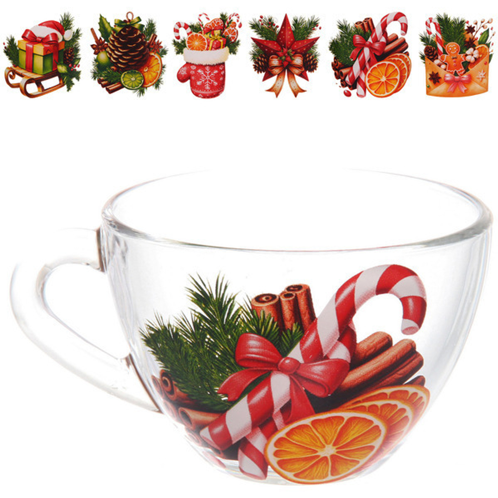 Кружка 200мл «Зимняя фантазия» 6 видов